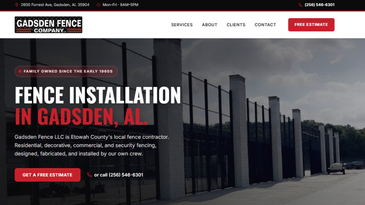 Homepage design